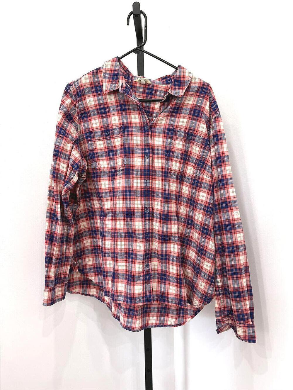 Duluth Trading Co. Women's XXL Organic Cotton Plaid Shirt